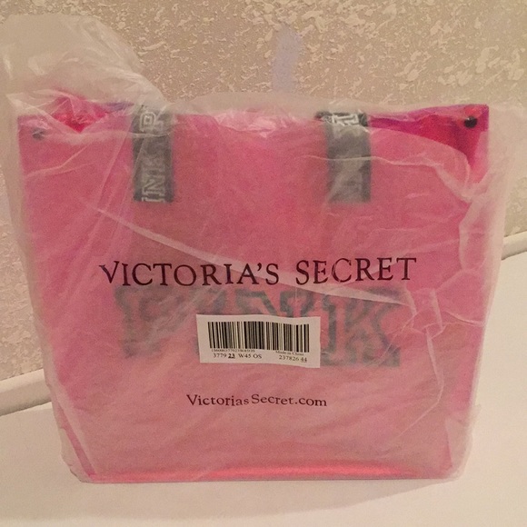 Victoria’s Secret Pink clear Tote bag with pouch - Picture 4 of 4